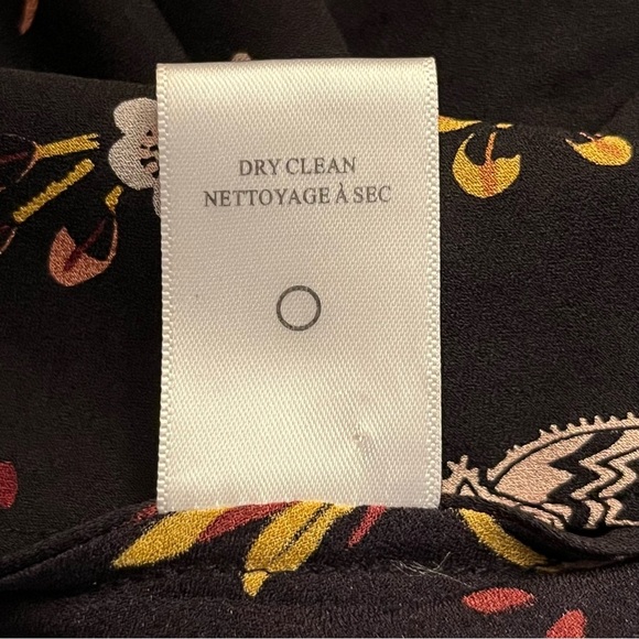 A.L.C for Barney’s Black Midi Tiered Sundress Dress 100% Silk Women’s Size 4 - Picture 8 of 10